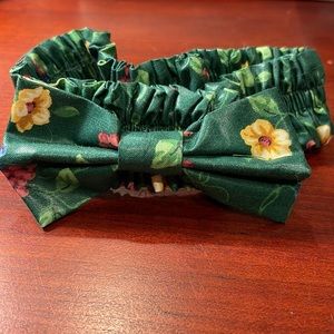 Longaberger SMALL Garter with bow in EMERALD VINE NEW